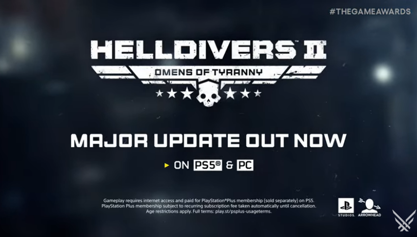 helldivers 2024 Game Awards: Live Updates